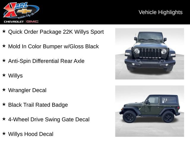 Used 2021 Jeep Wrangler Sport image 3