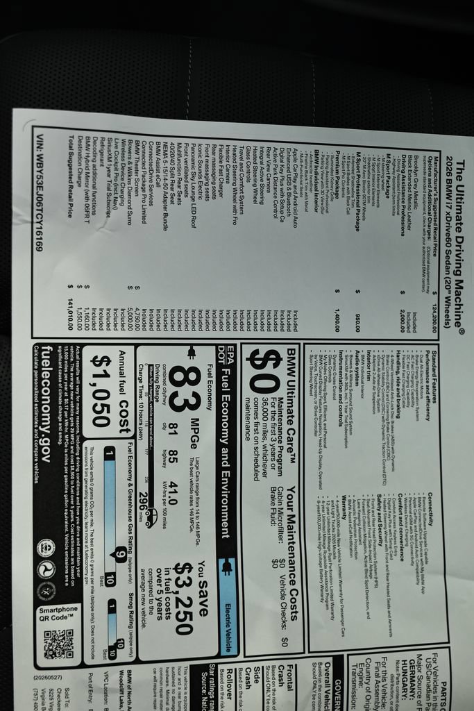 New 2026 BMW i7 xDrive60 AWD/4WD image 38