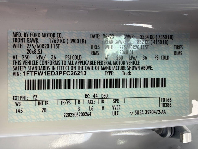 Used 2023 Ford F150 Lariat w/ Equipment Group 502A High AWD/4WD image 14