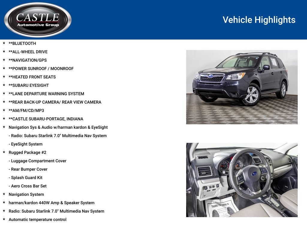 Used 2016 Subaru Forester 2.5i Limited AWD/4WD image 3
