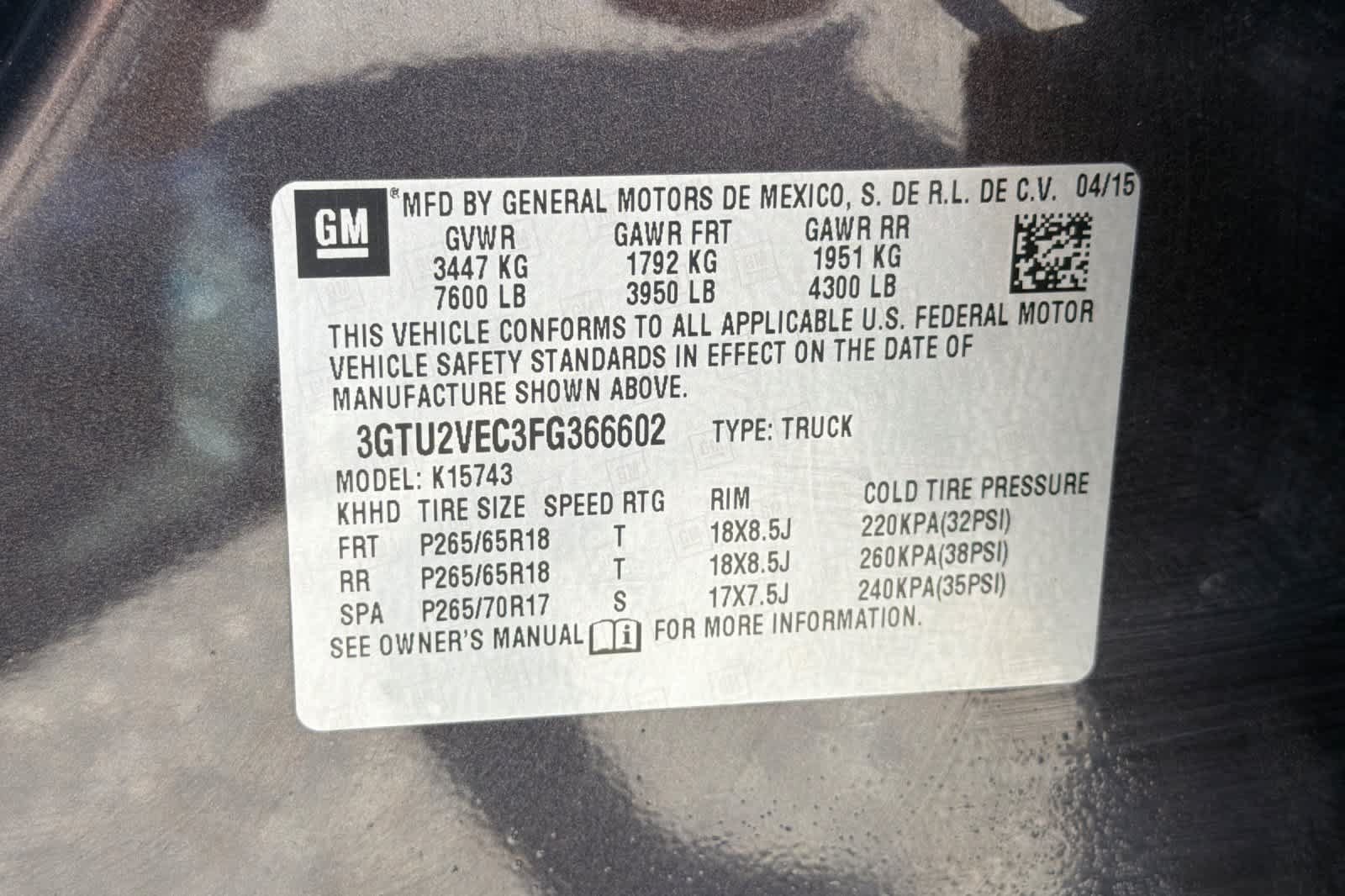Used 2015 GMC Sierra 1500 SLT w/ Max Trailering Package AWD/4WD image 25