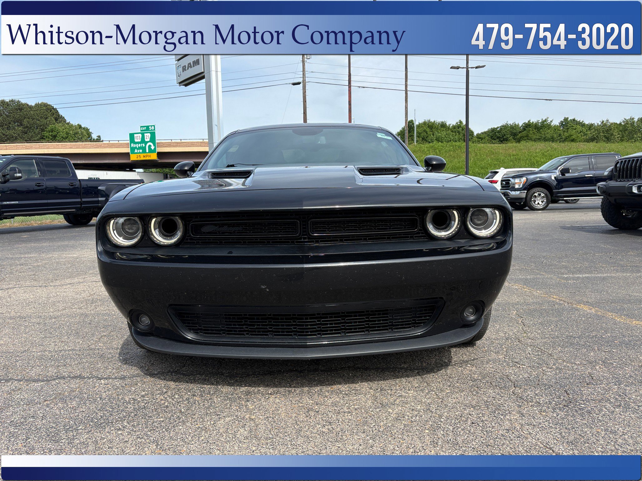 Used 2020 Dodge Challenger SXT w/ Blacktop Package RWD image 3