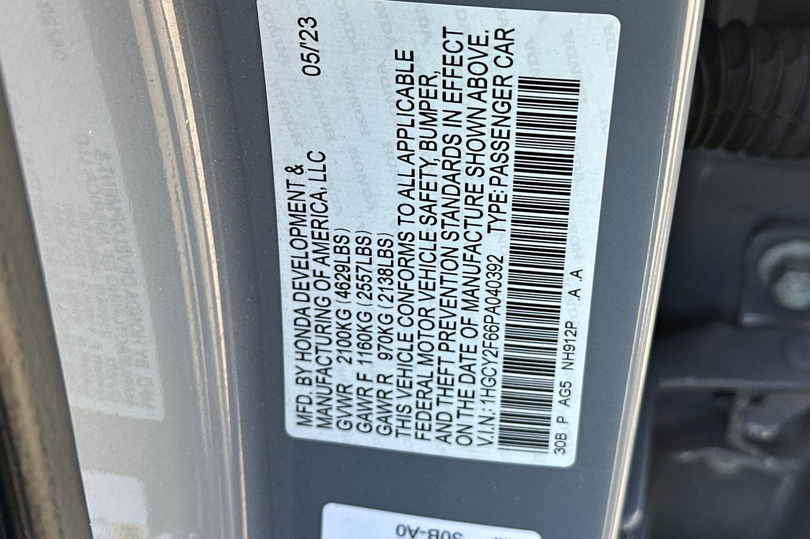 Used 2023 Honda Accord EX-L image 31