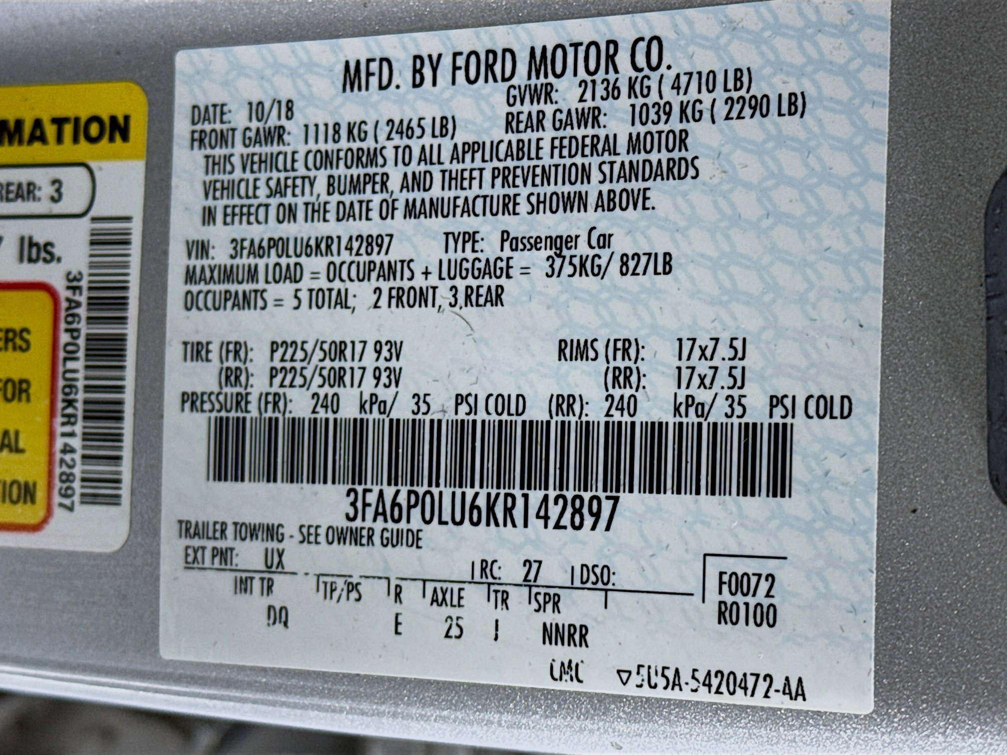 Used 2019 Ford Fusion SE image 30