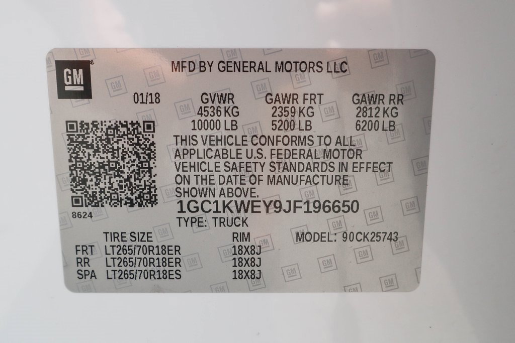 Used 2018 Chevrolet Silverado 2500 LTZ w/ Duramax Plus Package image 48