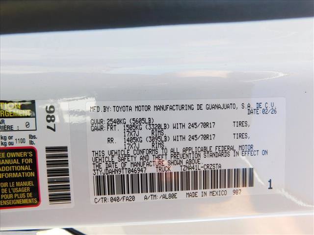 Used 2026 Toyota Tacoma SR RWD image 28