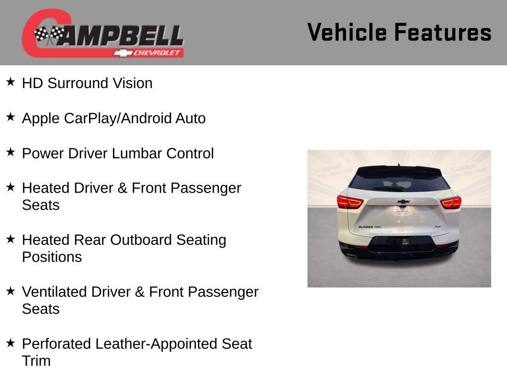 Used 2024 Chevrolet Blazer RS w/ Driver Confidence II Package image 26