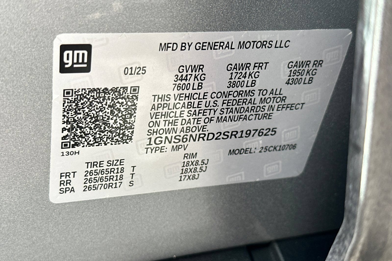 Certified 2025 Chevrolet Tahoe LT AWD/4WD image 41