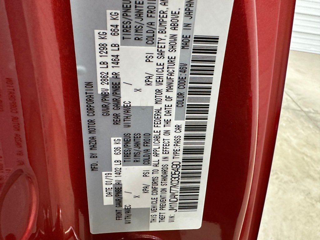 Used 2019 MAZDA MX-5 Miata RF Grand Touring RWD image 32