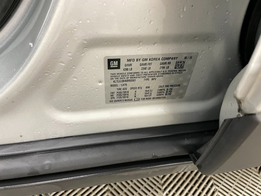 Certified 2019 Chevrolet Trax LT w/ LT Convenience Package image 31