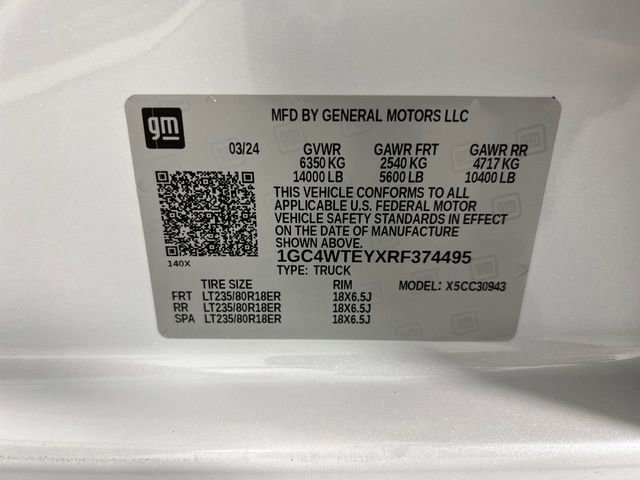 Certified 2024 Chevrolet Silverado 3500 LTZ w/ LTZ Plus Package image 34