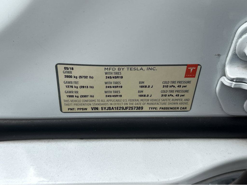 Used 2018 Tesla Model S 75D AWD/4WD image 39