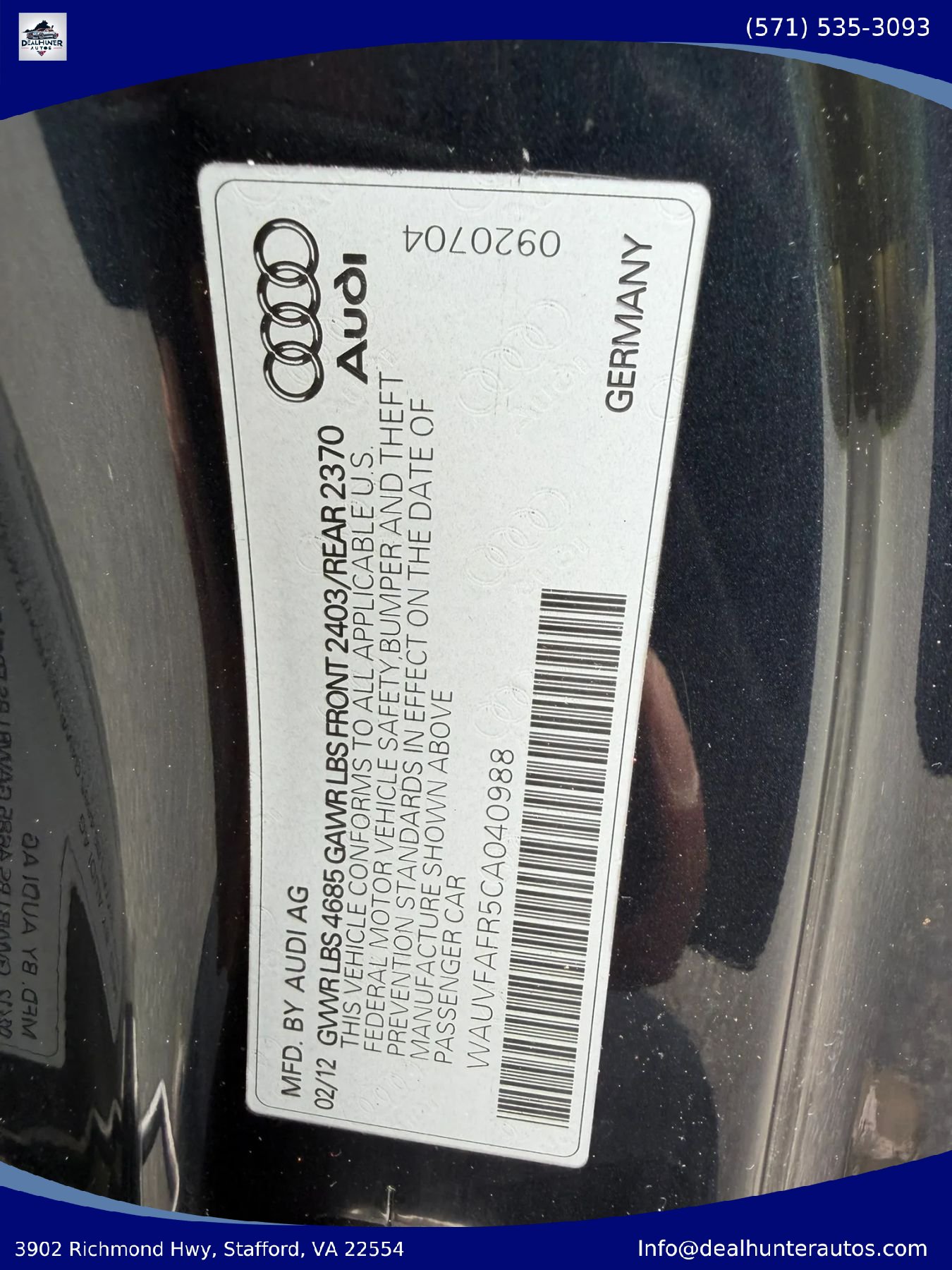 Used 2012 Audi A5 2.0T Prestige AWD/4WD image 29