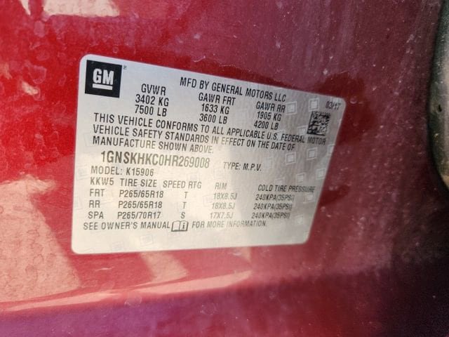 Certified 2017 Chevrolet Suburban LT AWD/4WD image 50