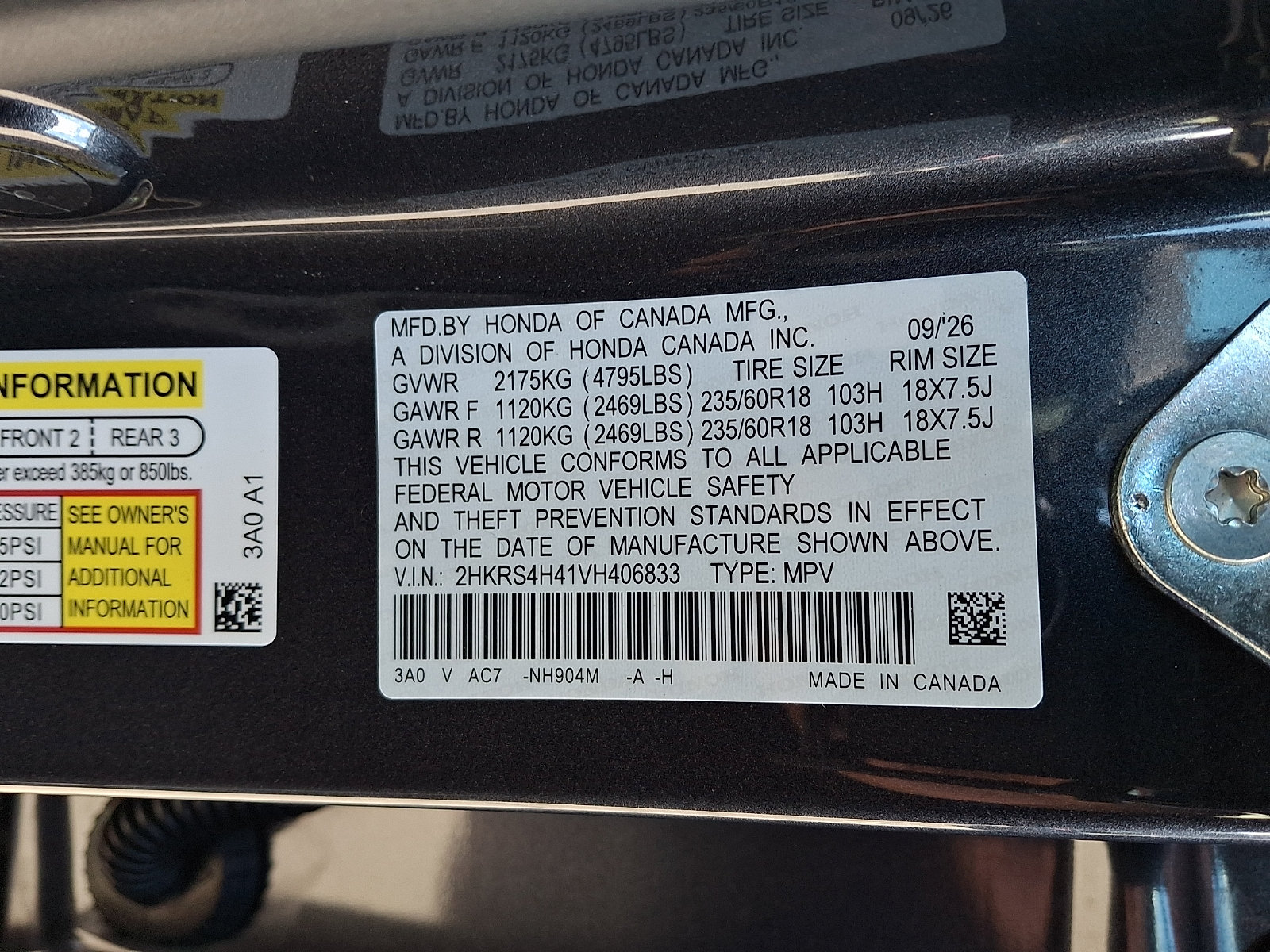 New 2027 Honda CR-V EX image 10