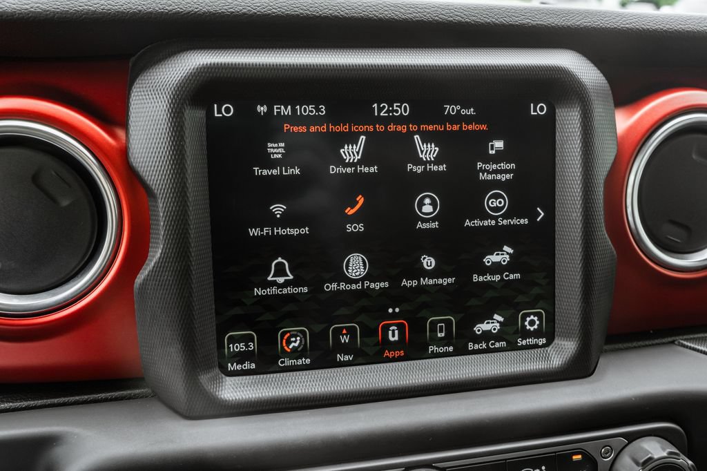 Used 2021 Jeep Wrangler Rubicon w/ Uconnect 4C Nav & Sound Group AWD/4WD image 11