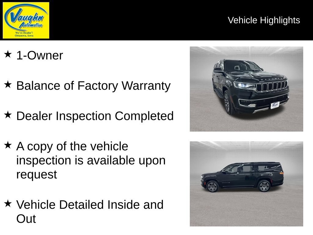 Used 2025 Jeep Wagoneer L Series II w/ 8-pass Seating Package AWD/4WD video 2