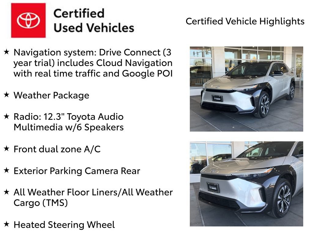 Certified 2023 Toyota bZ4X FWD w/ Weather Package image 7