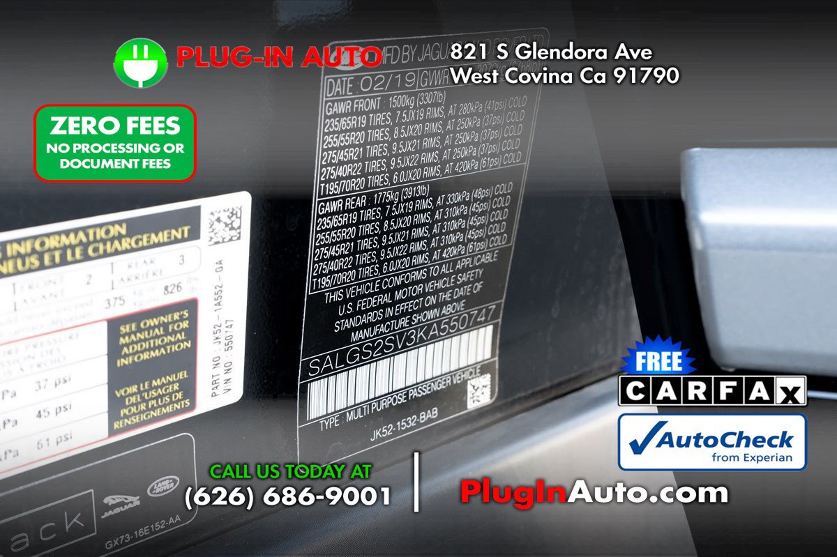 Used 2019 Land Rover Range Rover HSE AWD/4WD image 15