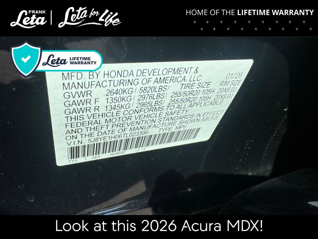 New 2026 Acura MDX A-Spec image 24