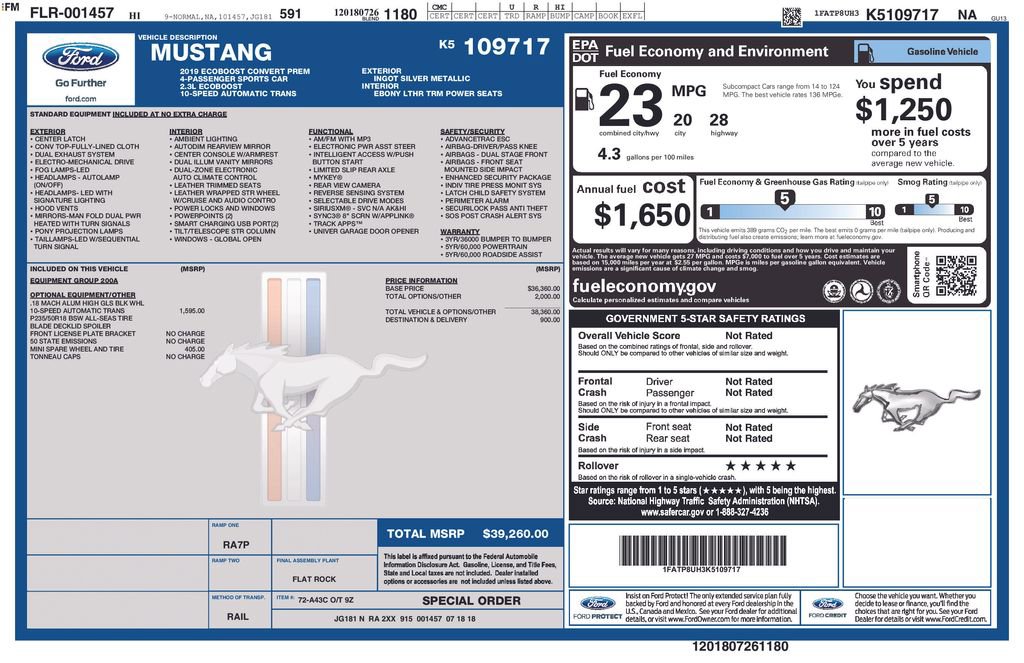 Used 2019 Ford Mustang Premium image 24