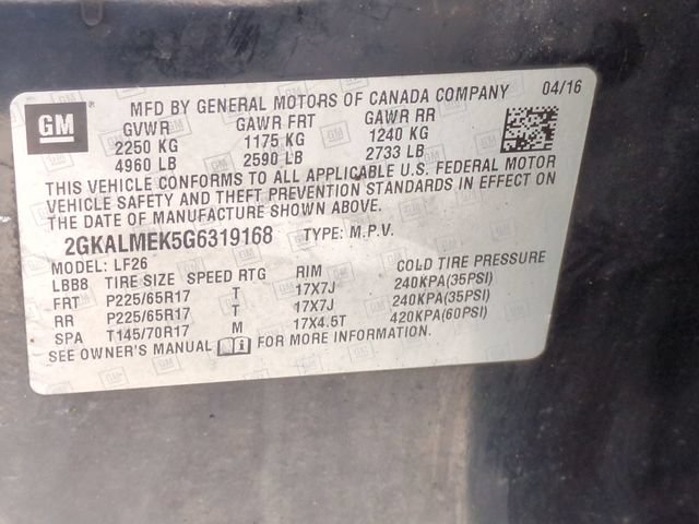 Used 2016 GMC Terrain SLE FWD image 25