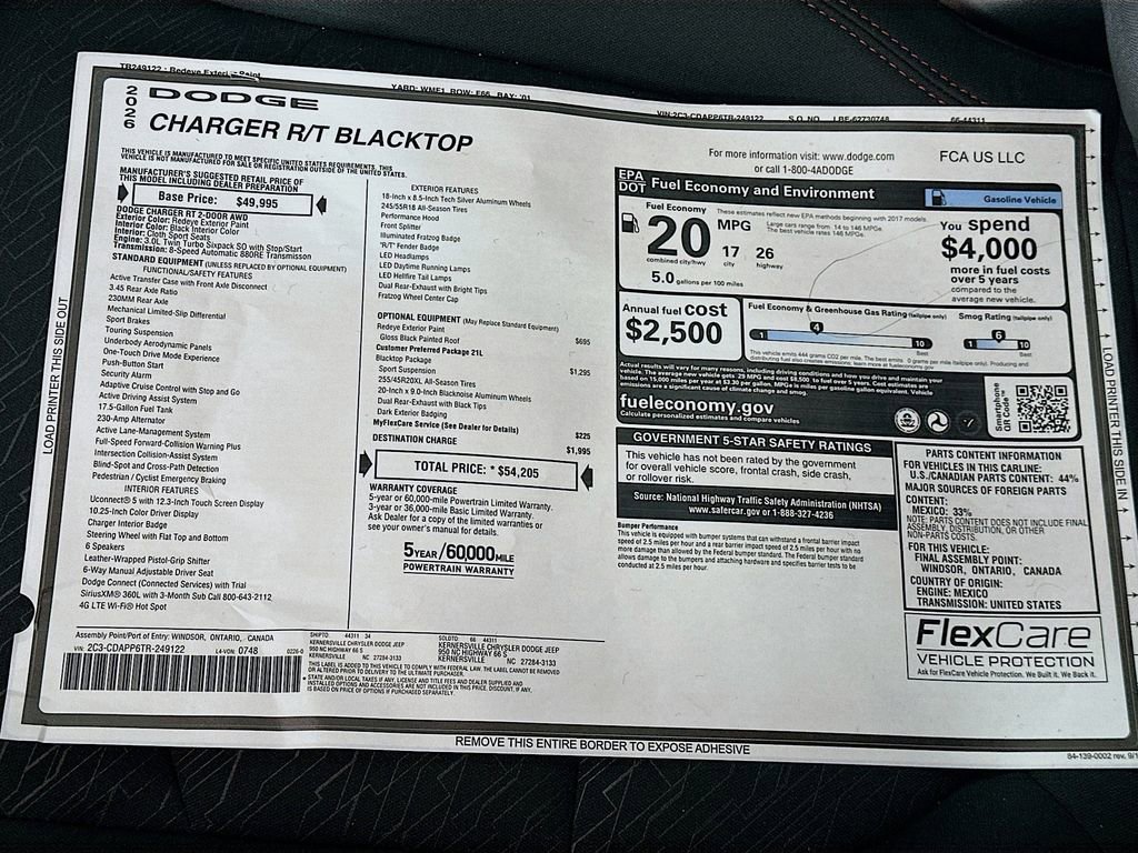 New 2026 Dodge Charger R/T image 21