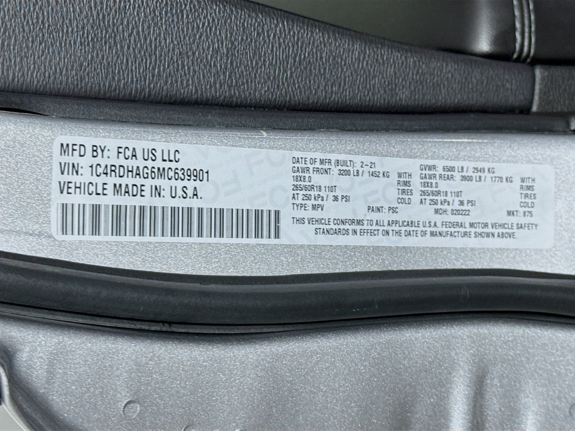 Used 2021 Dodge Durango SXT w/ 3rd Row Seating Group RWD image 38