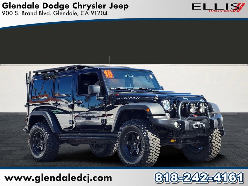 Used 2016 Jeep Wrangler Unlimited Rubicon w/ Connectivity Group image 1