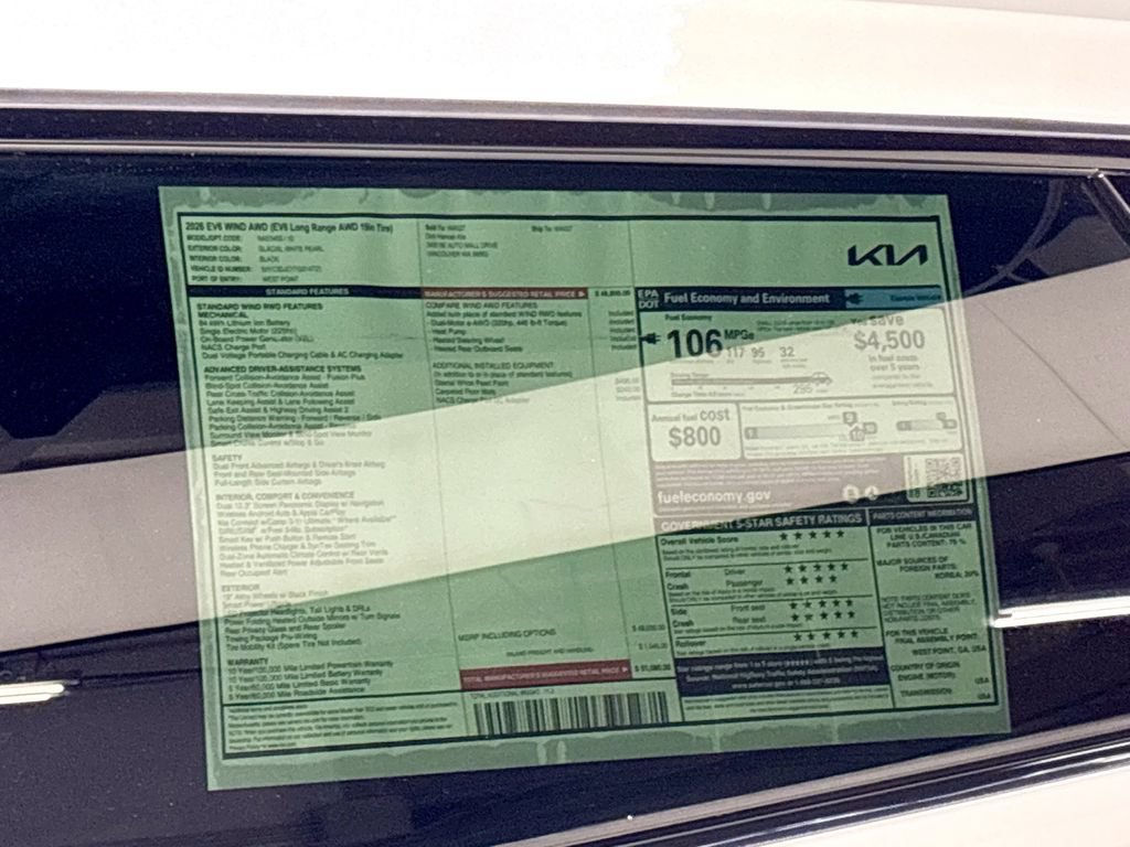 New 2026 Kia EV6 Wind AWD/4WD image 24