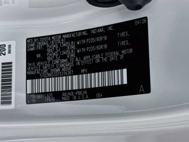 Certified 2026 Toyota Sienna Limited FWD image 35