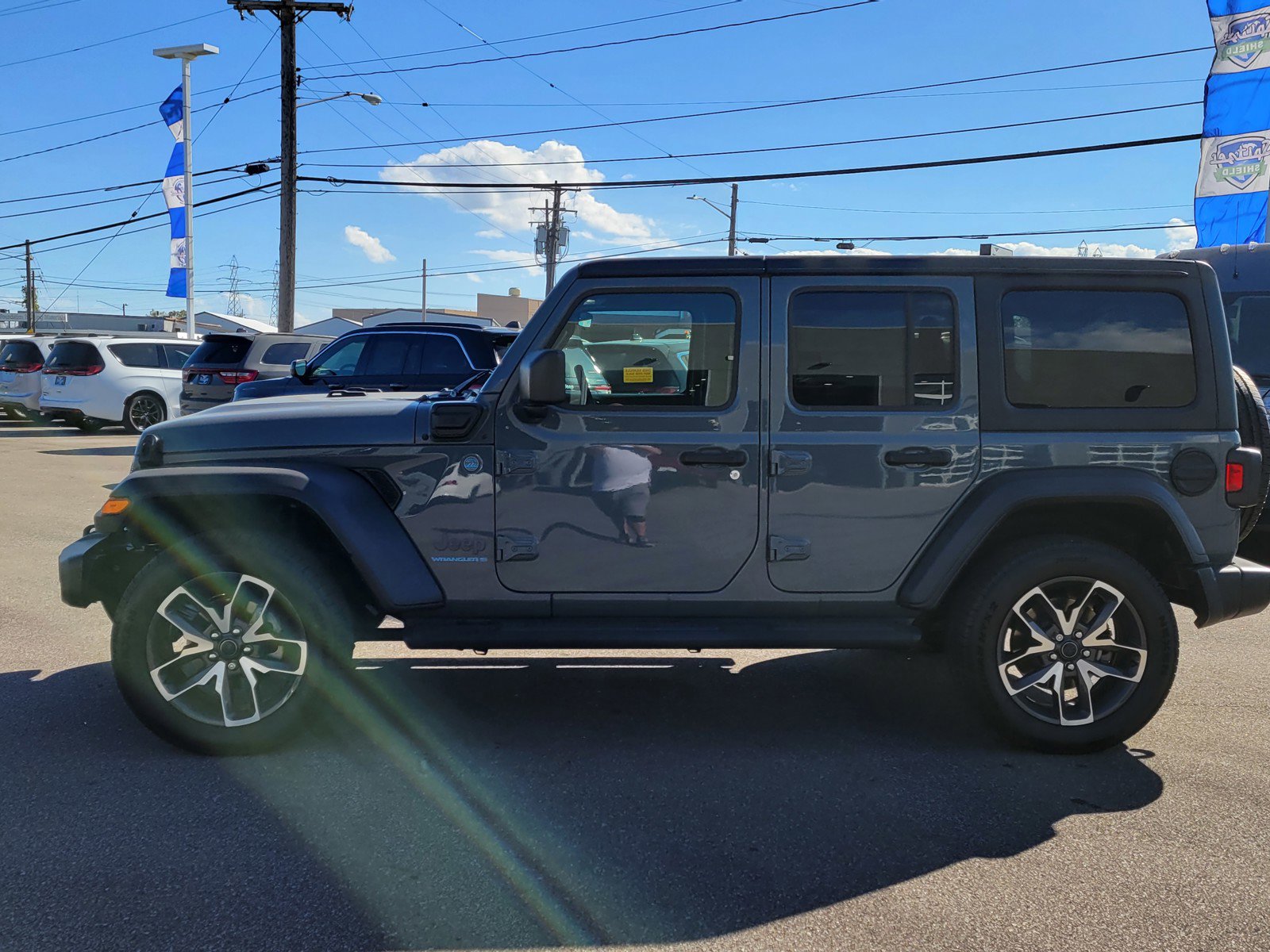 Certified 2025 Jeep Wrangler Unlimited Sport S 4xe w/ Convenience Group image 8