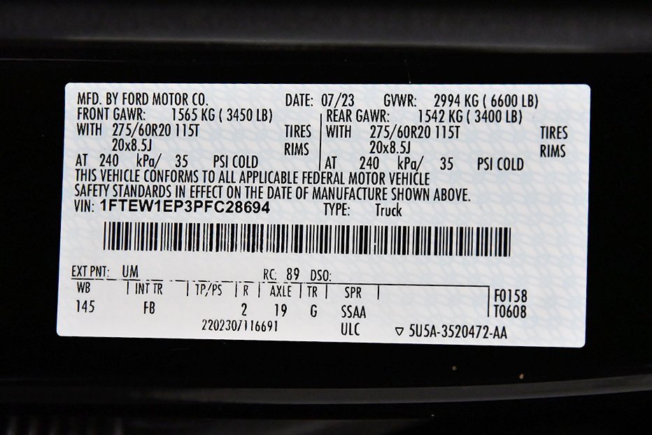 Used 2023 Ford F150 XLT w/ XLT Black Appearance Package image 19