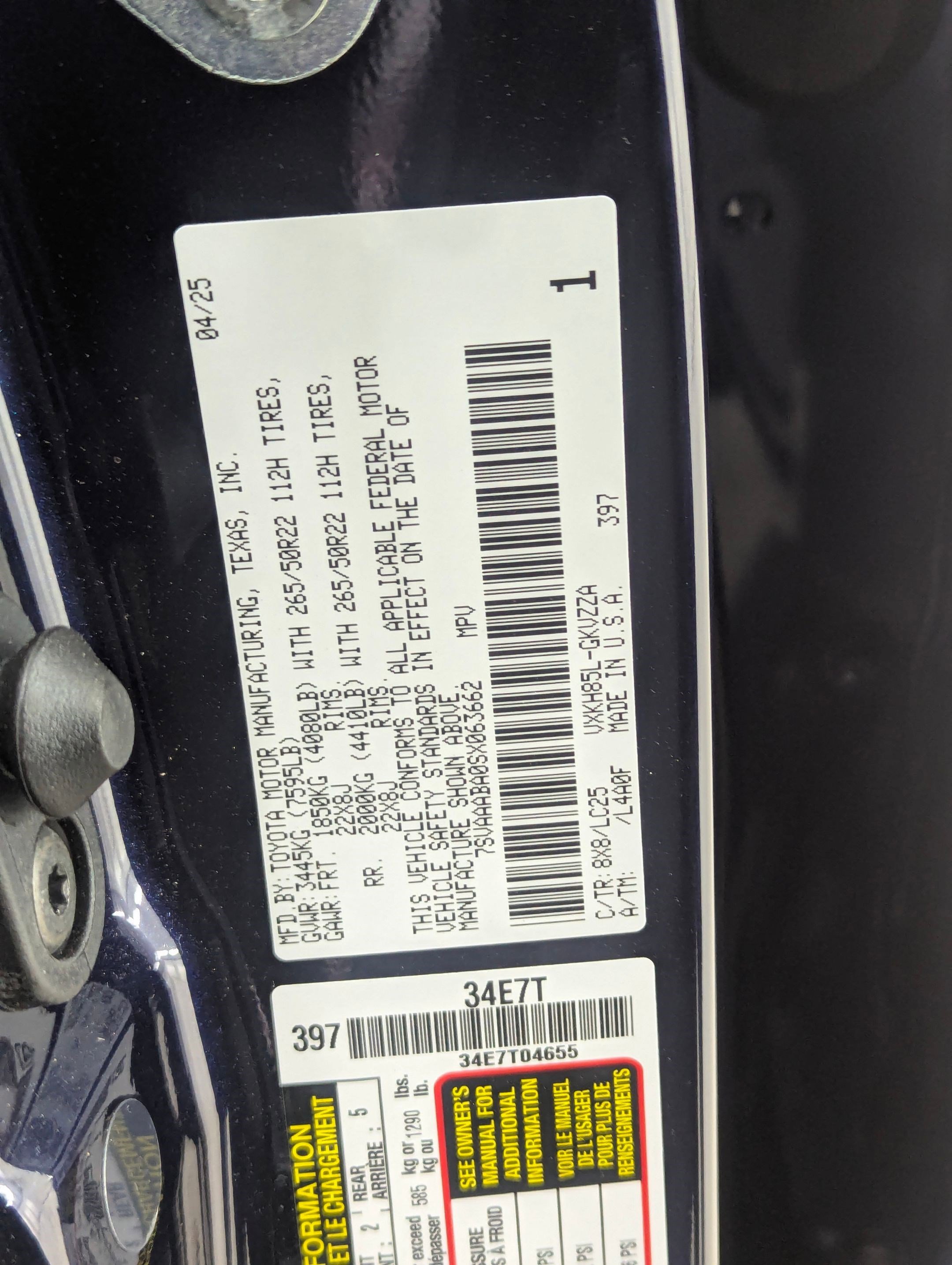 Used 2025 Toyota Sequoia Capstone image 20