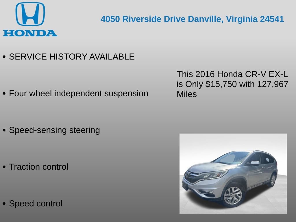 Used 2016 Honda CR-V EX-L image 7