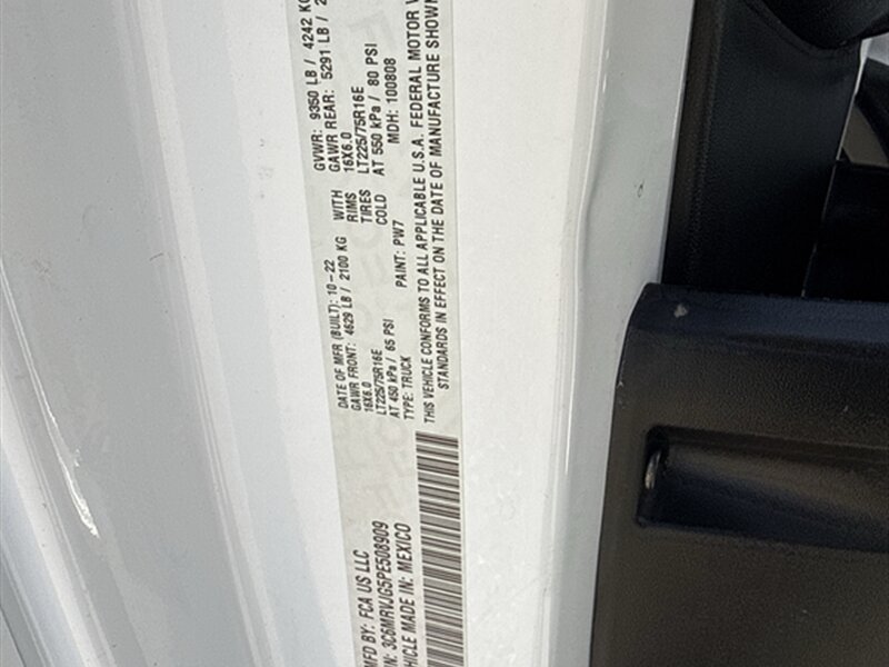 Used 2023 RAM ProMaster 3500 FWD image 21