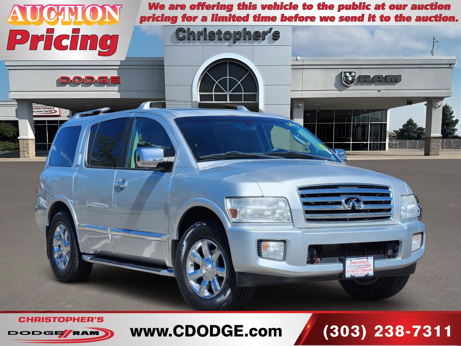 Used 2004 INFINITI QX56 4WD w/ Smart Vision Pkg