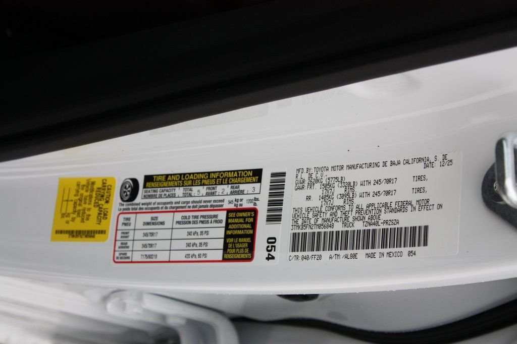 New 2026 Toyota Tacoma SR5 image 26