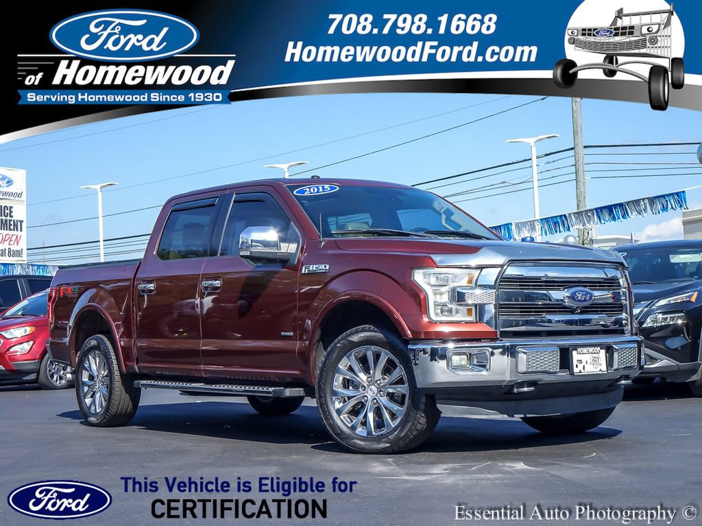 Used 2015 Ford F150 Lariat w/ Equipment Group 502A Luxury AWD/4WD image 1