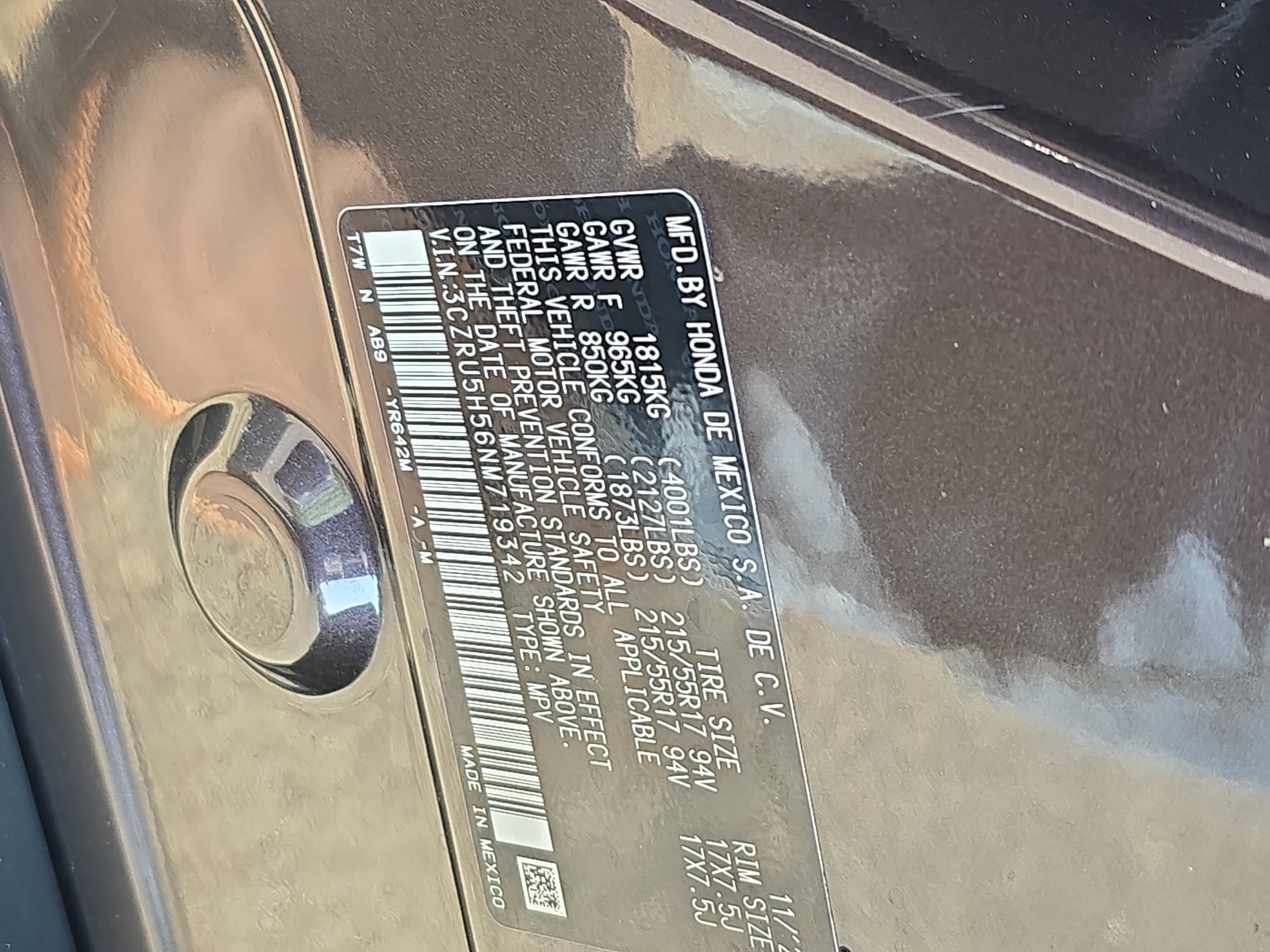 Used 2022 Honda HR-V EX image 35