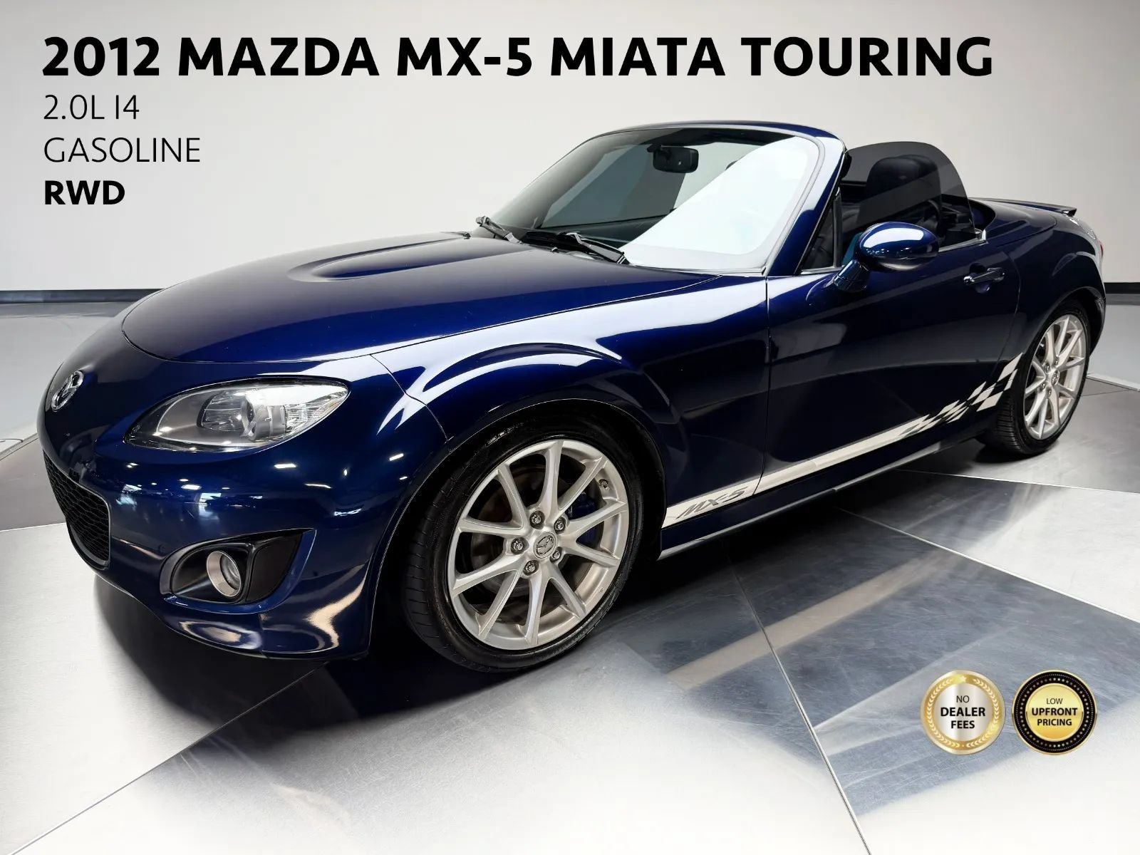 Used 2012 MAZDA MX-5 Miata Touring w/ Suspension Pkg RWD image 1