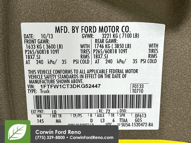 Used 2013 Ford F150 XLT w/ Luxury Equipment Group RWD image 33