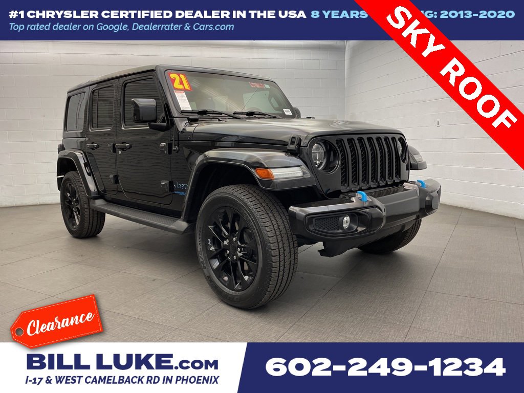Certified 2021 Jeep Wrangler Unlimited Sahara