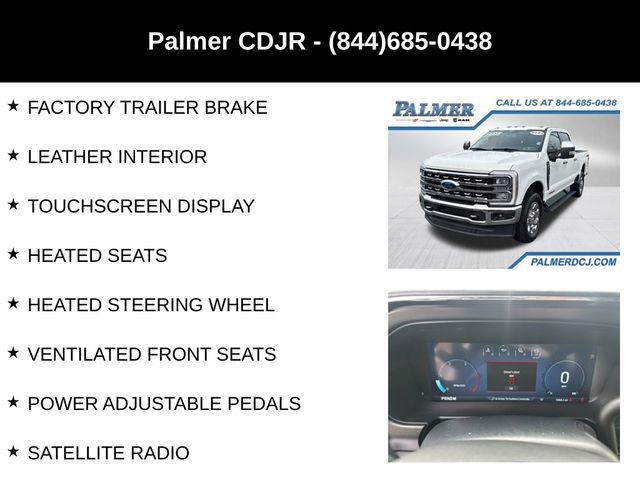 Used 2024 Ford F350 Lariat w/ Chrome Package image 12