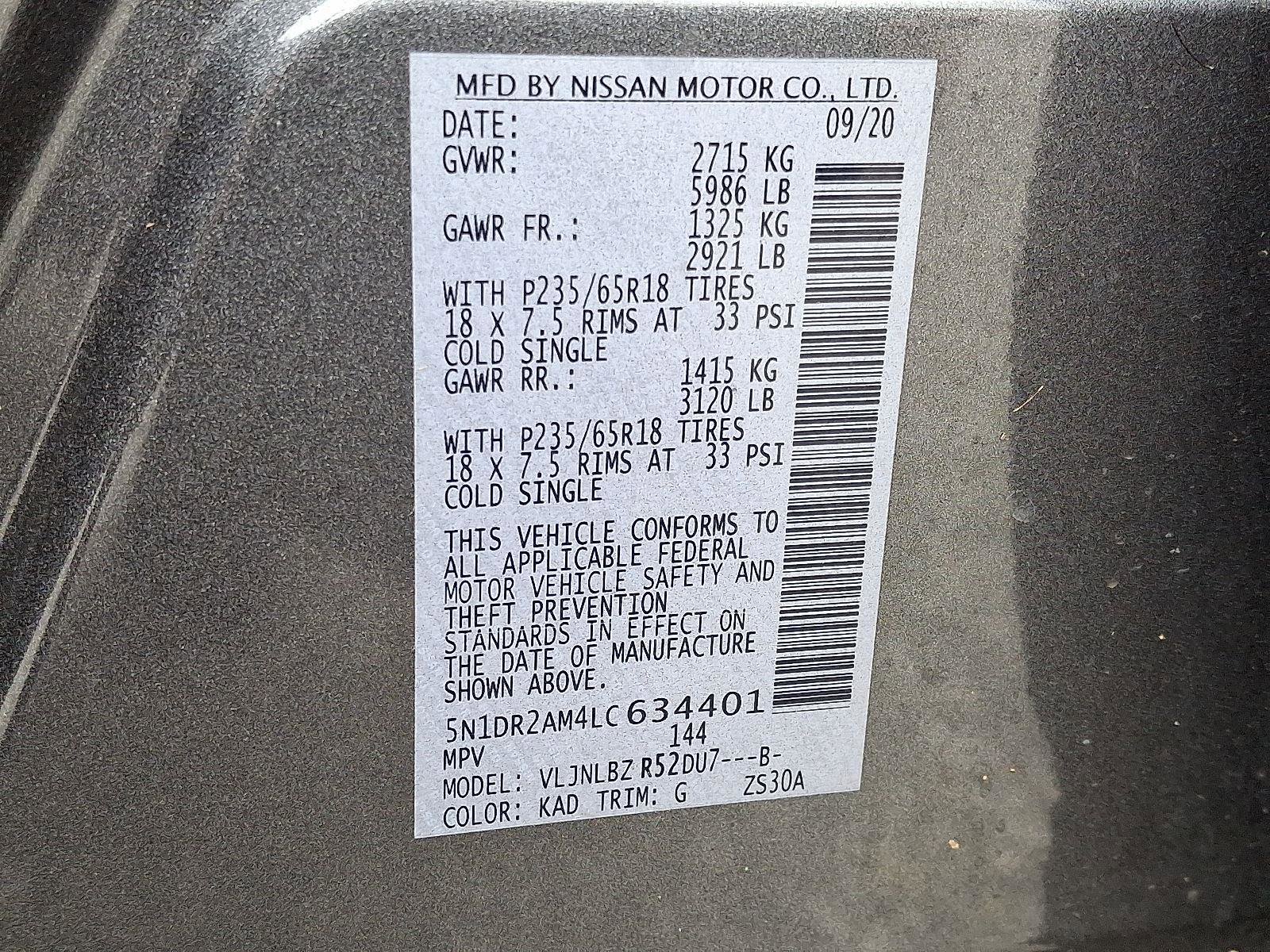 Used 2020 Nissan Pathfinder S image 28