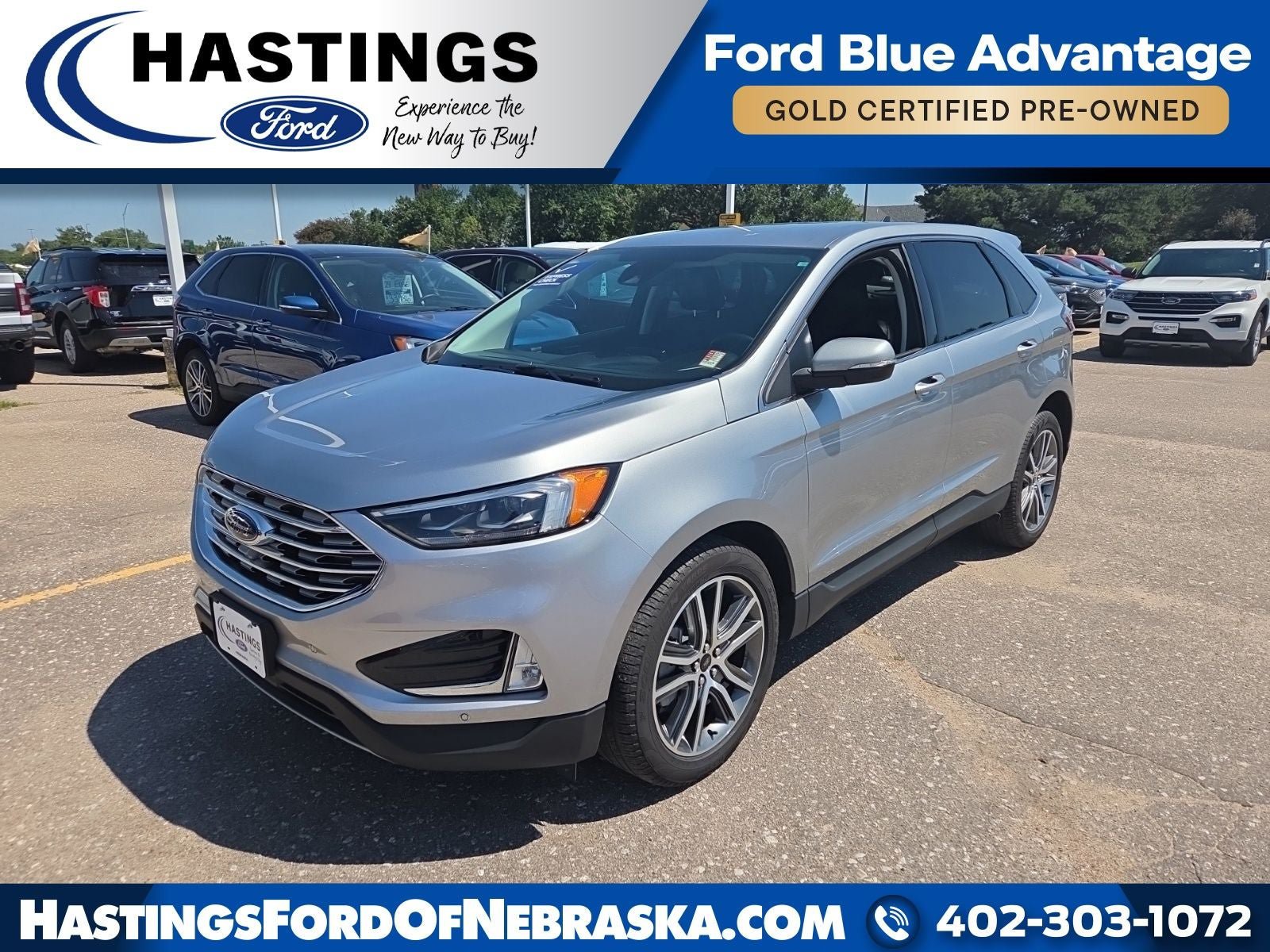 Certified 2024 Ford Edge Titanium w/ Equipment Group 301A AWD/4WD image 1