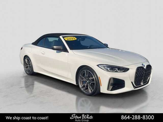 Used 2021 BMW M440i Convertible w/ Premium Package RWD image 1