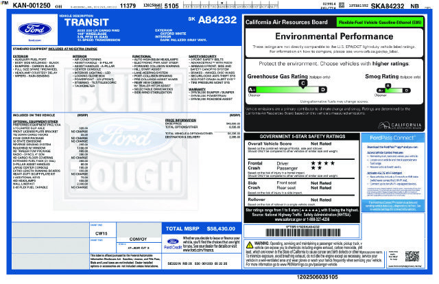 New 2025 Ford Transit 250 Low Roof RWD image 22