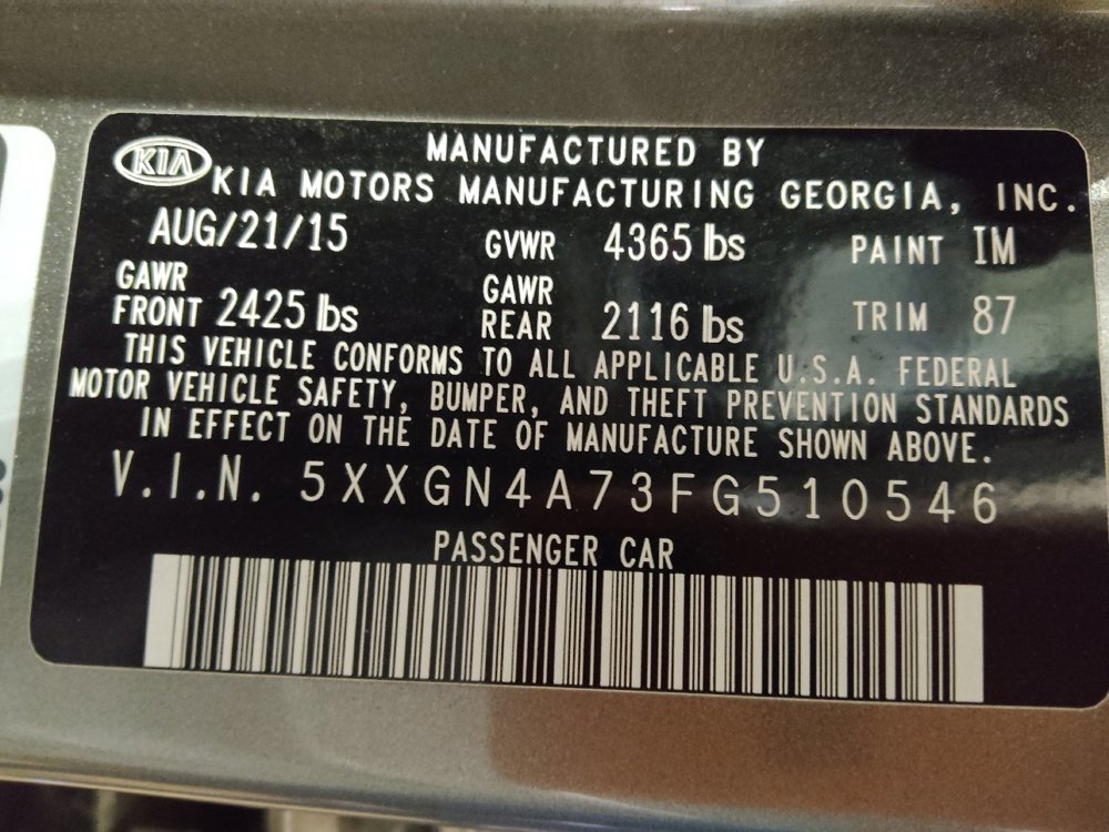 Used 2015 Kia Optima EX FWD image 33