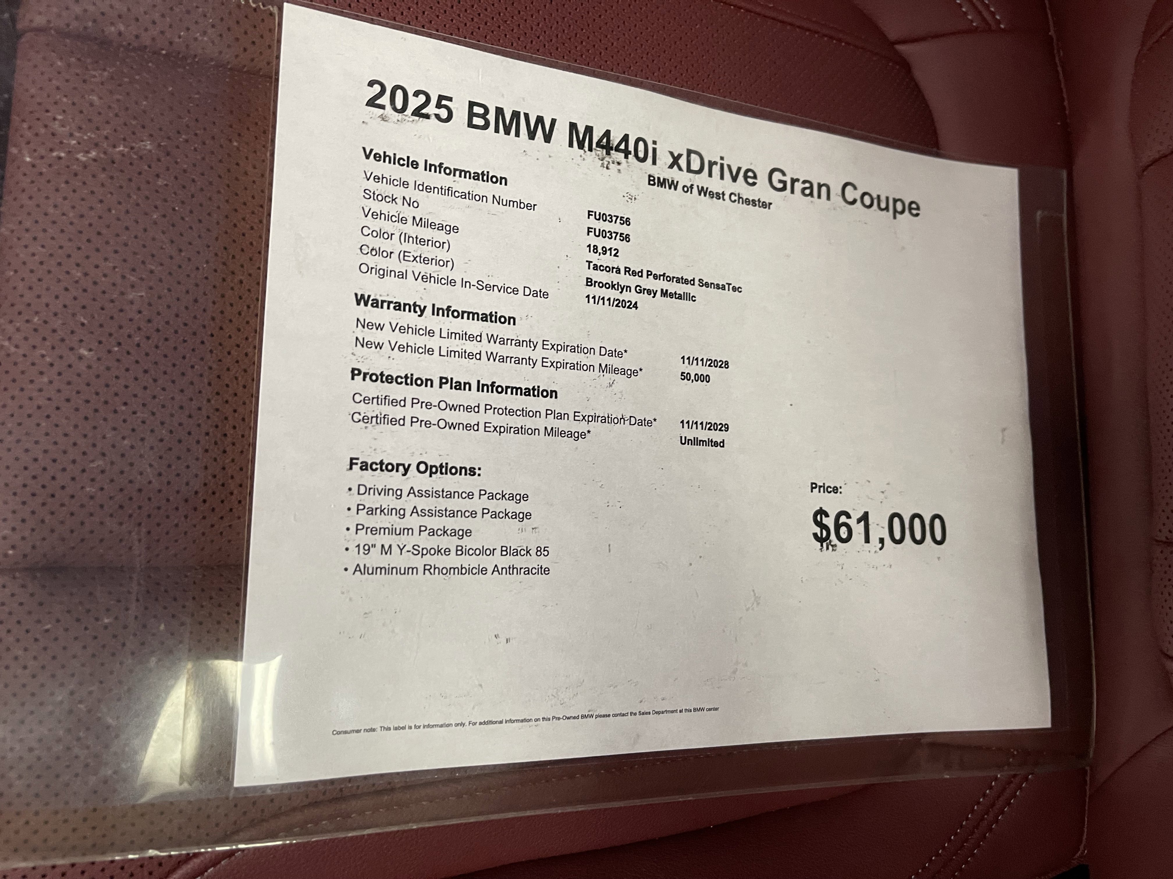 Certified 2025 BMW 440i xDrive image 19